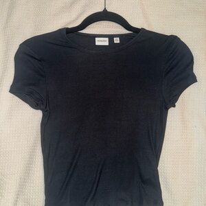 Sunday Best Black Crop Top from Aritzia